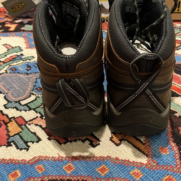 NWT KEEN Detroit XT MID WP steel toe. Men’s size 13EE. Work boots. Brown leather - Picture 6 of 13